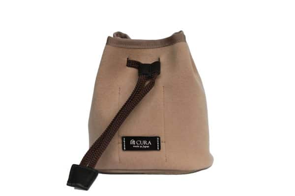 CURA CLPS-100 Suede Camera/Lens Multi Pouch - Beige