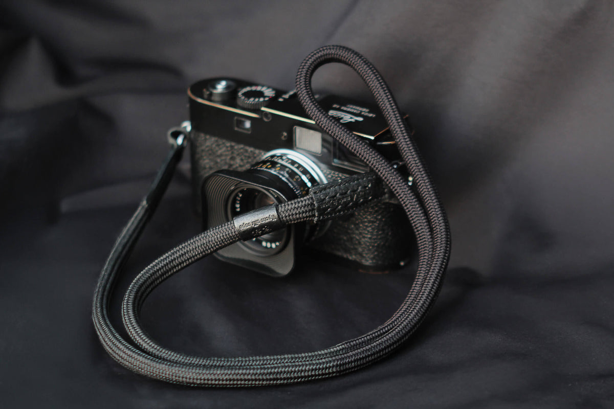 CURA CME-100 SHIMEKIRI (SPECIAL EDITION) Silk Rope Strap (105cm) – Black Ink Monochrome