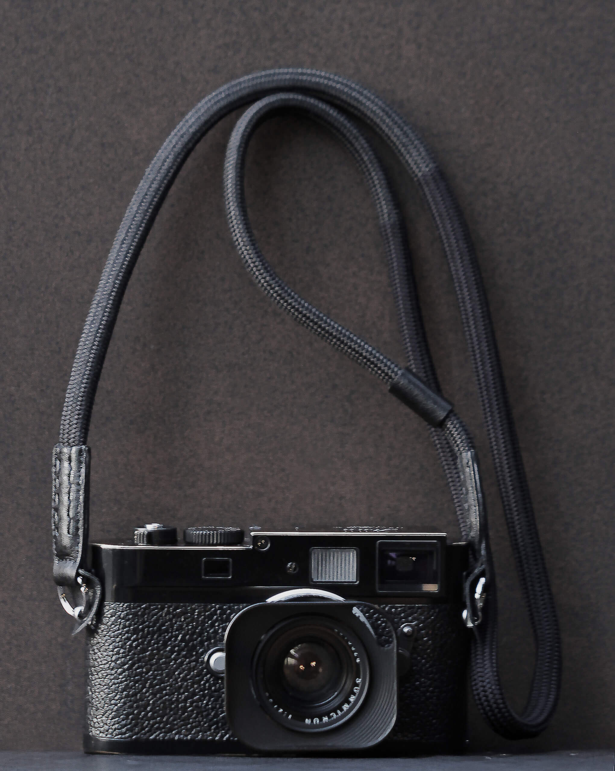 CURA CME-100 SHIMEKIRI (SPECIAL EDITION) Silk Rope Strap (105cm) – Black Ink Monochrome