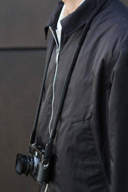 CURA CME-100 SHIMEKIRI (SPECIAL EDITION) Silk Rope Strap (105cm) – Black Ink Monochrome