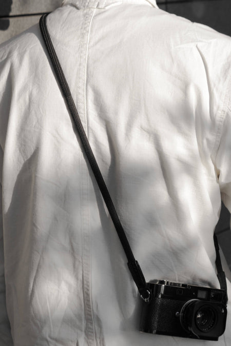 CURA CME-100 SHIMEKIRI (SPECIAL EDITION) Silk Rope Strap (105cm) – Black Ink Monochrome