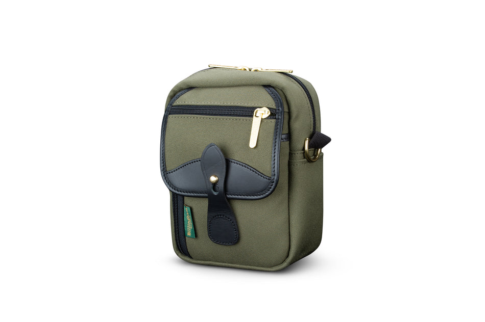 Billingham Compact Stowaway - Sage FibreNyte / Black Leather