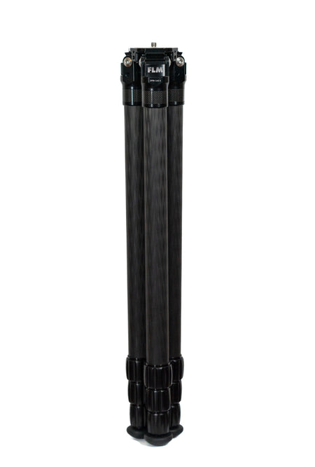 -FLM CP34-S4C II Compact 34mm 4 Section Carbon Fibre Tripod 49/133cm-Tripod Legs-FLM