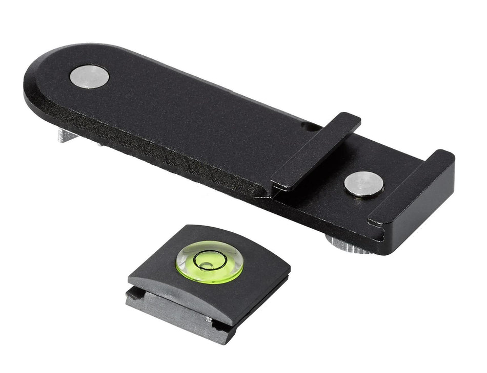 -FLM HSA-80 Cold Shoe Adaptor with Spirit Level-Tripod Head Accessories-FLM