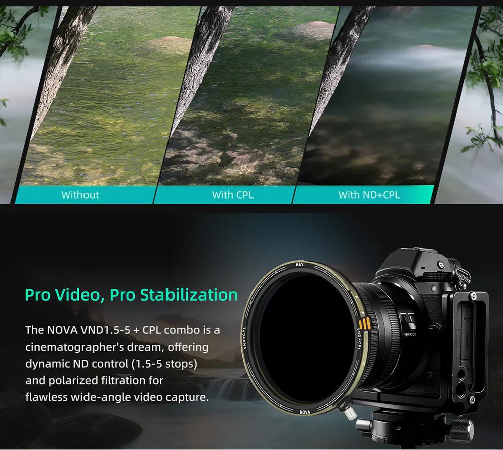 -H&Y Filter 100x100mm HD MRC PL Filter With Quick Release Magnetic Filter Frame-100x100 Filters-H&Y Filters