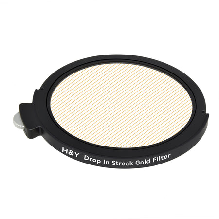 H&Y Filters Drop-in (95mm) Gold Streak Filter for RevoRing Swift Drop-in Racks & K-Series Magnetic Holder