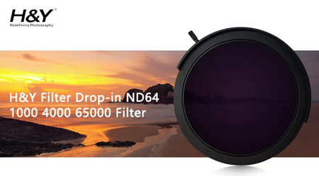 H&Y Filters Drop-in (95mm) ND1000 Filter for RevoRing Swift Drop-in Racks & K-Series Magnetic Holder