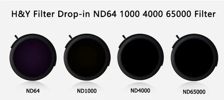 H&Y Filters Drop-in (95mm) ND1000 Filter for RevoRing Swift Drop-in Racks & K-Series Magnetic Holder