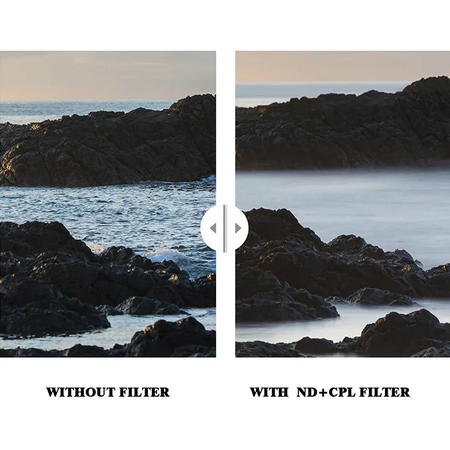 H&Y Filters Drop-in (95mm) ND32+CPL Filter for RevoRing Swift Drop-in Racks & K-Series Magnetic Holder