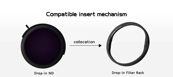 H&Y Filters Drop-in (95mm) ND65000 Filter for RevoRing Swift Drop-in Racks & K-Series Magnetic Holder