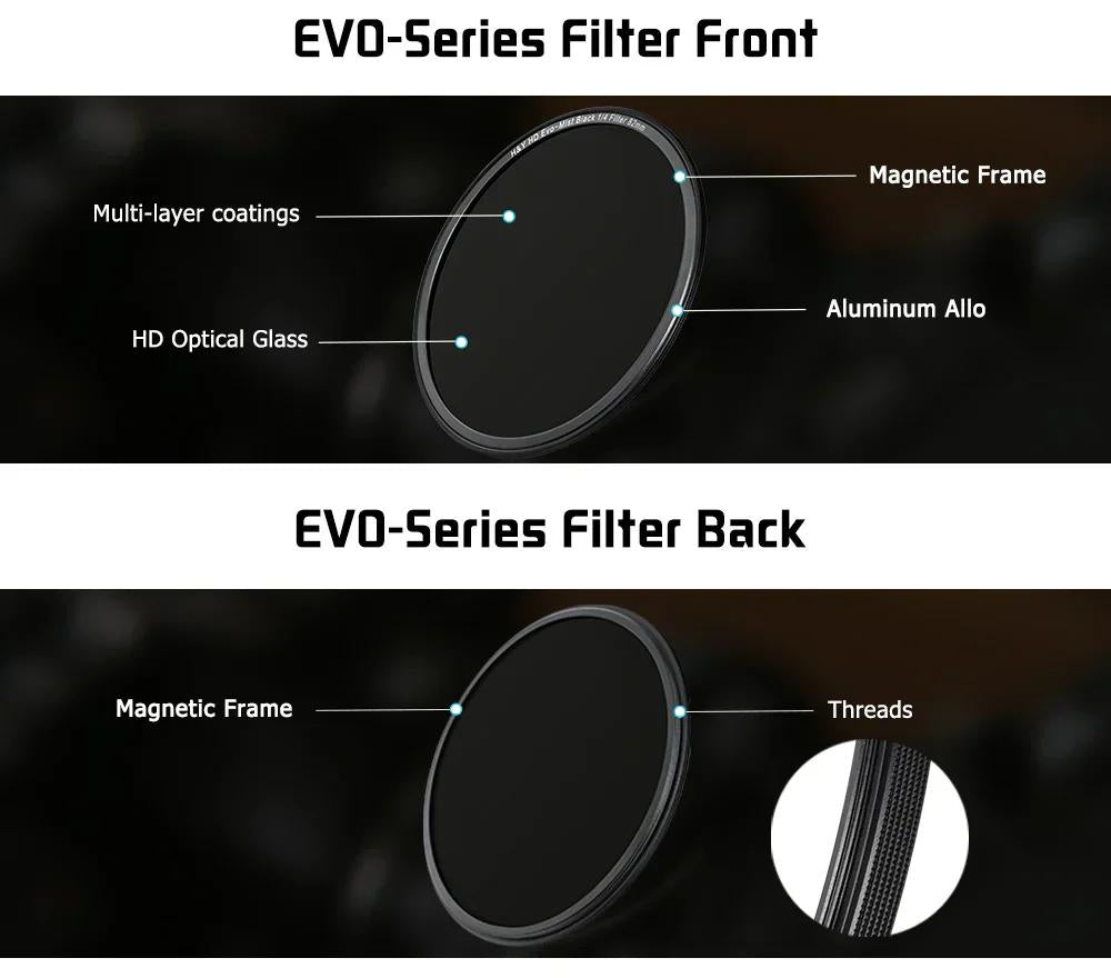 -H&Y Filters HD EVO-Series Magnetic Balancer GND16 (4 Stop) Filter & Adapter Ring - 67mm-ND Grad Filters-H&Y Filters