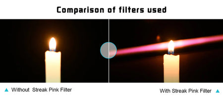 -H&Y Filters HD EVO-Series Magnetic Pink Streak Filter & Adapter Ring - 95mm-Streak Filters-H&Y Filters