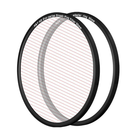 -H&Y Filters HD EVO-Series Magnetic Pink Streak Filter & Adapter Ring - 95mm-Streak Filters-H&Y Filters