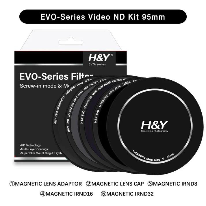 -H&Y Filters HD EVO-Series Magnetic Videographers ND Filter Kit - 95mm-ND Filter Kits-H&Y Filters