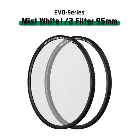 -H&Y Filters HD EVO-Series Magnetic White Mist (1/2) Filter & Adapter Ring - 95mm-White Mist Filters-H&Y Filters