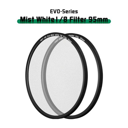 -H&Y Filters HD EVO-Series Magnetic White Mist (1/8) Filter & Adapter Ring - 95mm-White Mist Filters-H&Y Filters