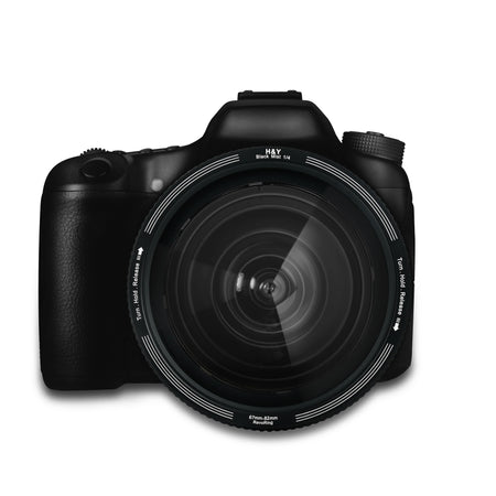 -H&Y Filters RevoRing Black Mist (1/4) Filter (58-77mm)-Variable Lens Adapter Mist Filter-H&Y Filters