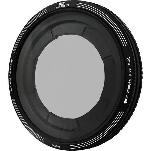-H&Y Filters RevoRing Black Mist (1/8) Filter (67-82mm)-Variable Lens Adapter Mist Filter-H&Y Filters