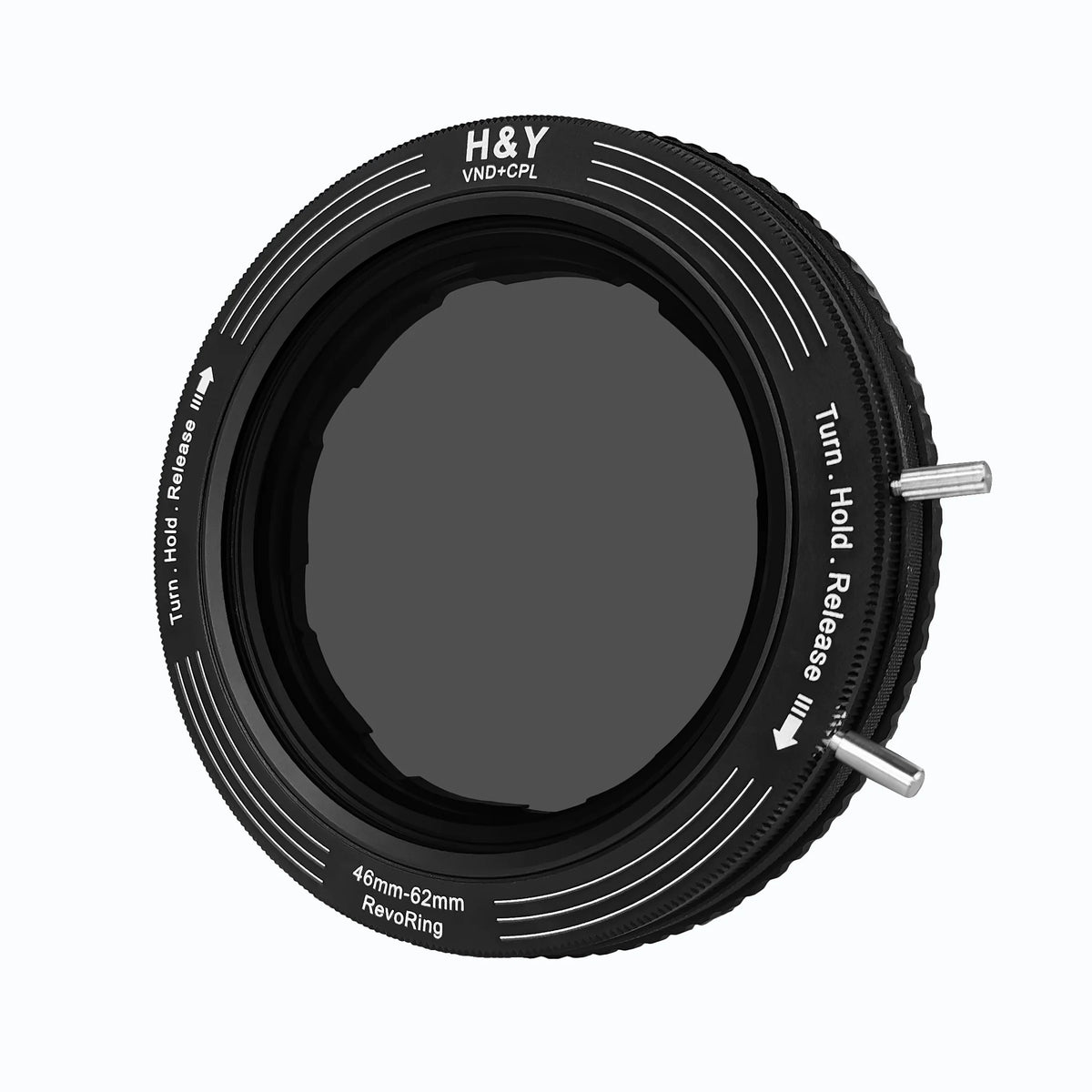 -H&Y Filters RevoRing Variable ND3-ND1000 & Circular Polarizer Filter (46-62mm)-Variable Lens Adapter VND+CPL Filter-H&Y Filters