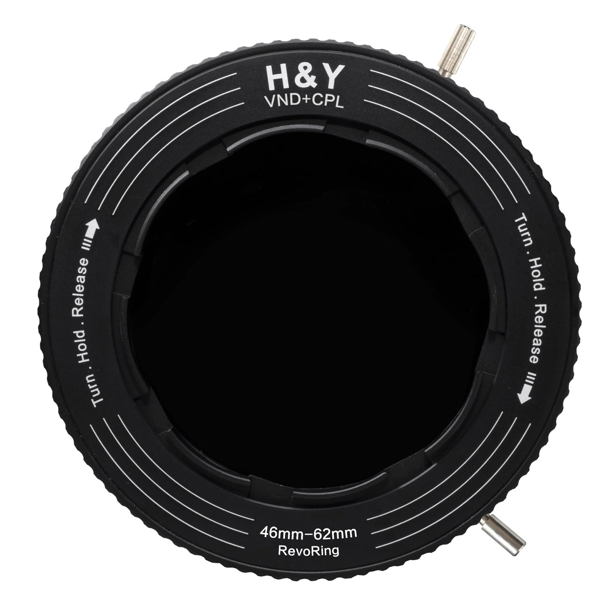 -H&Y Filters RevoRing Variable ND3-ND1000 & Circular Polarizer Filter (46-62mm)-Variable Lens Adapter VND+CPL Filter-H&Y Filters