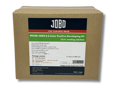 -JOBO E6 Colour Slide Film Processing Kit 2.5 Litre (9220)-Colour Film Chemistry-JOBO