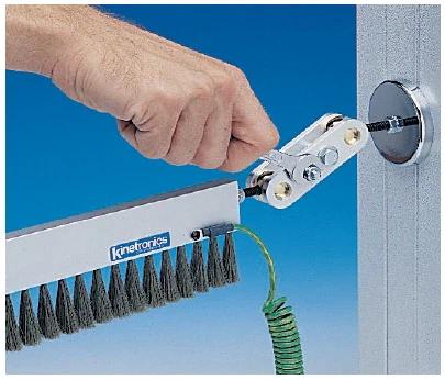 -Kinetronics SWG-100 StaticWisk Anti-Static Industrial Packaging Brush - 100mm / 4"-Darkroom Accessories-Kinetronics