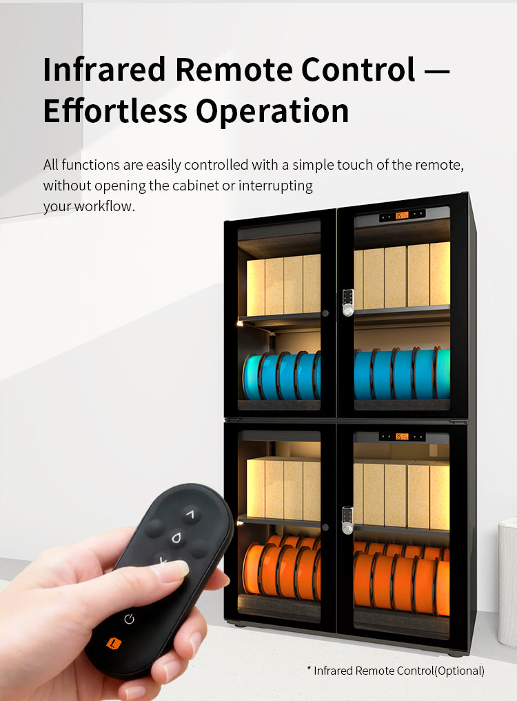 -LENTHEM DF-H250D (225 Litre) 3D Filament Dry Cabinet-Dry Cabinets-Lenthem