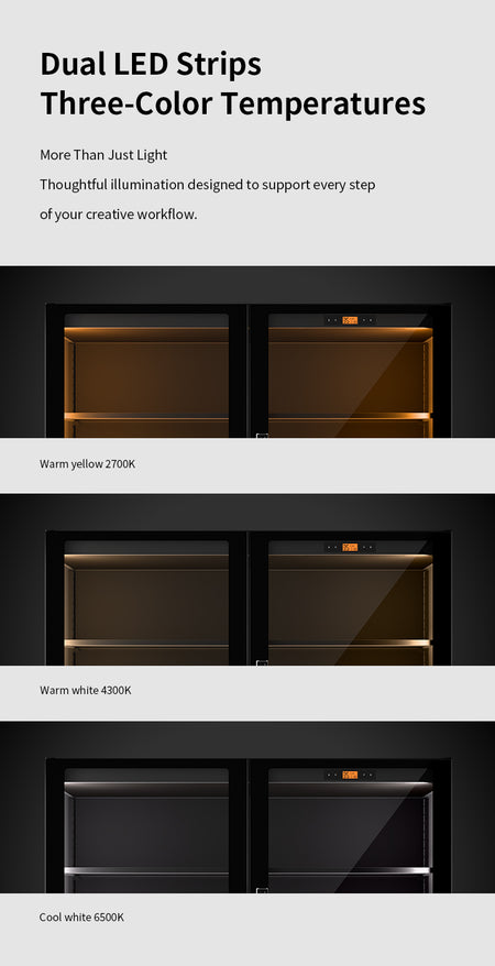 -LENTHEM DF-H250D (225 Litre) 3D Filament Dry Cabinet-Dry Cabinets-Lenthem