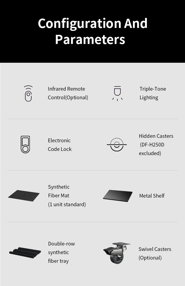 -LENTHEM DF-H250D (225 Litre) 3D Filament Dry Cabinet-Dry Cabinets-Lenthem