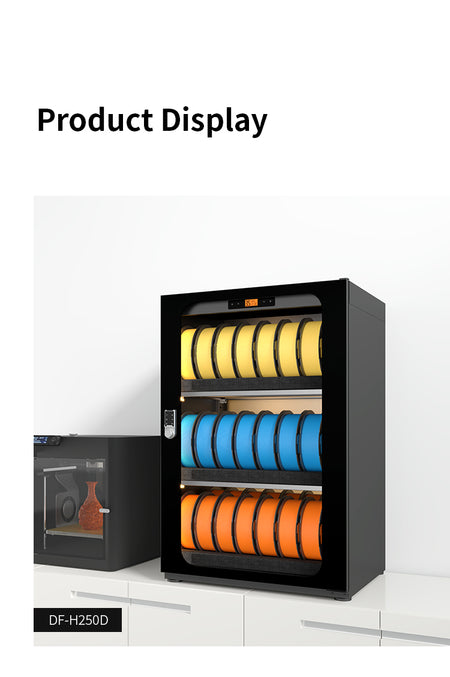 -LENTHEM DF-H250D (225 Litre) 3D Filament Dry Cabinet-Dry Cabinets-Lenthem