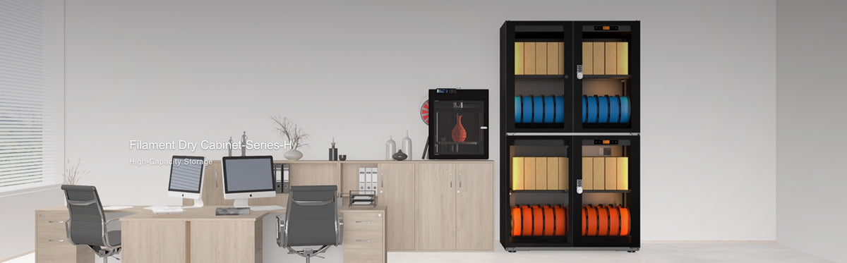 -LENTHEM DF-H250D (225 Litre) 3D Filament Dry Cabinet-Dry Cabinets-Lenthem