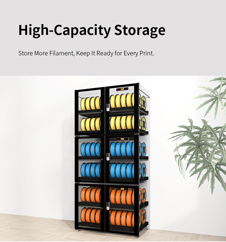 -LENTHEM DF-H250D (225 Litre) 3D Filament Dry Cabinet-Dry Cabinets-Lenthem
