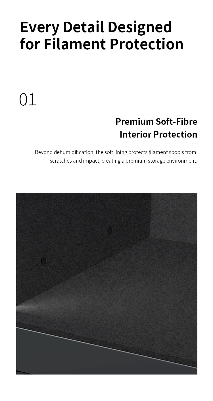 -LENTHEM DF-M050D (37 Litre) 3D Filament Dry Cabinet-Dry Cabinets-Lenthem