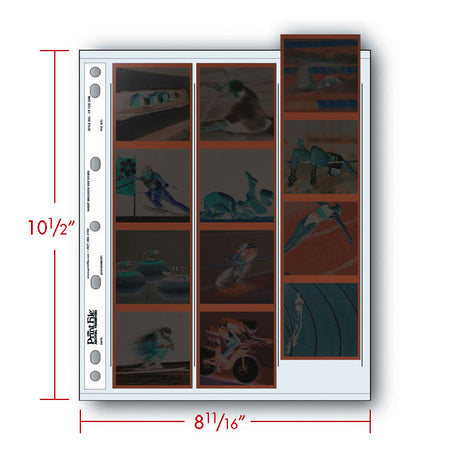 -Print File Archival 120-3HB Negative Storage Pages for 120 Film (25 Pack)-Negative Sleeves-Print File