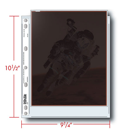 -Print File Archival 810-1HB Negative Storage Pages for 8x10" Film (100 Pack)-Slide Preservers-Print File