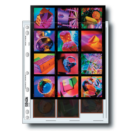-Print File Archival CP 120-3HB Negative Storage Pages for 120 Film & Contact Print (25 Pack)-Contact Proofing Preservers-Print File
