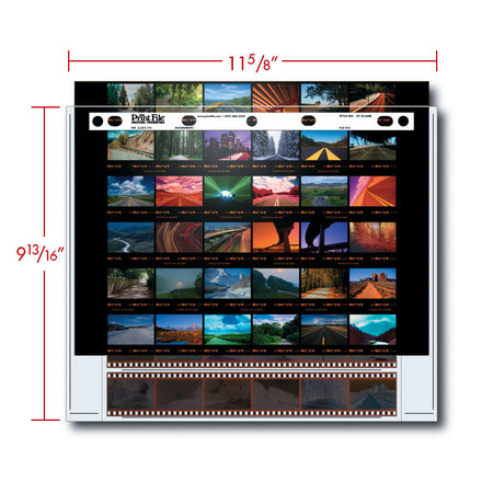 -Print File Archival CP 35-6HB Negative Storage Pages for 35mm Film & Contact Print (25 Pack)-Contact Proofing Preservers-Print File