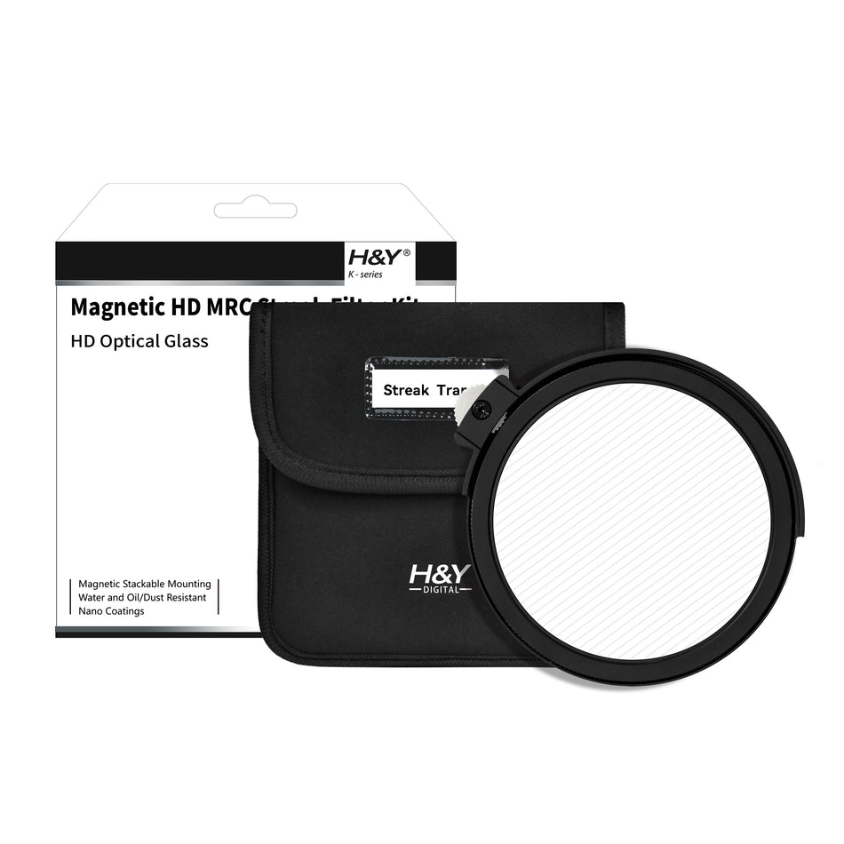 H&Y K-Series 95mm Drop-in Streak Transparent Filter for K-series Holder (HD optical glass)