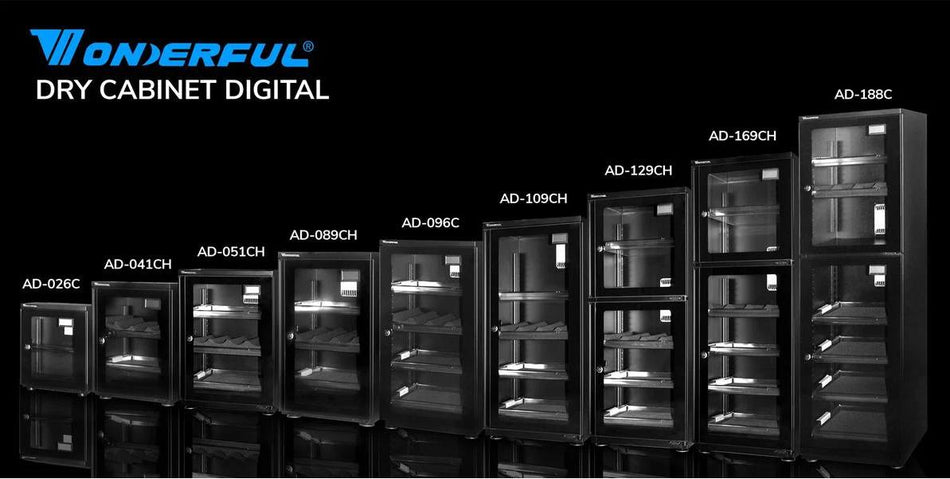 -Wonderful AD-026C (23 Litre) Dry Cabinet with Digital Hygrometer-Dry Cabinets-Wonderful