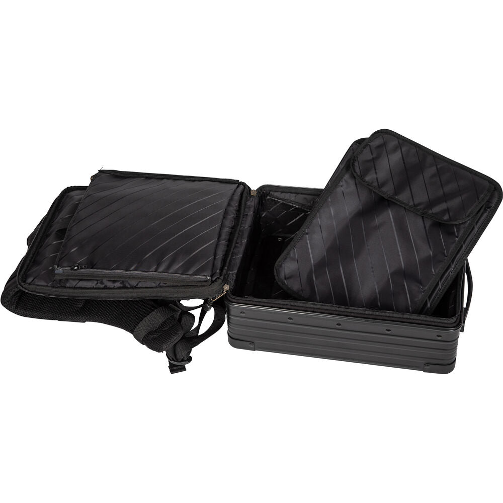 ALEON 16" Aluminium Camera Backpack with Padded Divider Set - Onyx Black-Aluminium Backpacks-Kudos Cameras
