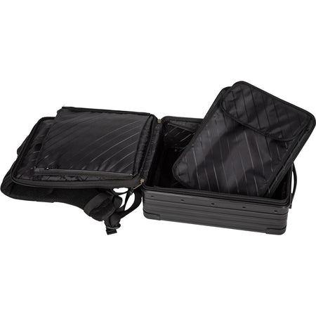 ALEON 16" Aluminium Camera Backpack with Padded Divider Set - Onyx Black-Aluminium Backpacks-Kudos Cameras