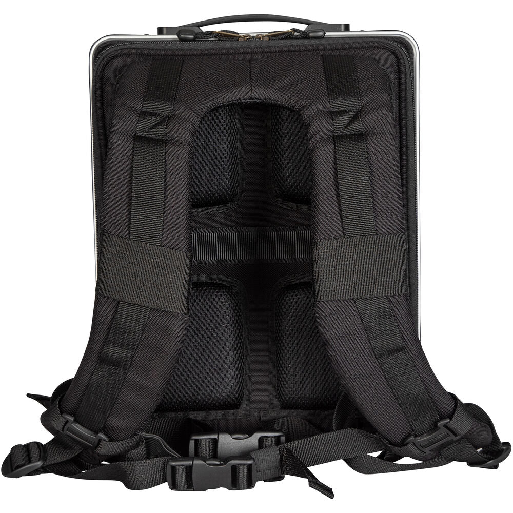 ALEON 16" Aluminium Camera Backpack with Padded Divider Set - Onyx Black-Aluminium Backpacks-Kudos Cameras