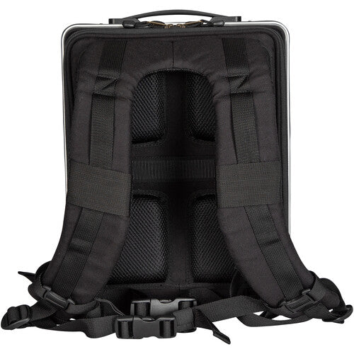 ALEON 16" Aluminium Camera Backpack with Padded Divider Set - Platinum Silver-Aluminium Backpacks-Kudos Cameras