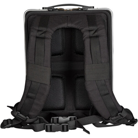 ALEON 16" Aluminium Camera Backpack with Padded Divider Set - Platinum Silver-Aluminium Backpacks-Kudos Cameras