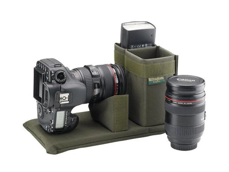 Billingham 207 Camera Bag - Black FibreNyte / Black Leather-Camera Bags-Kudos Cameras