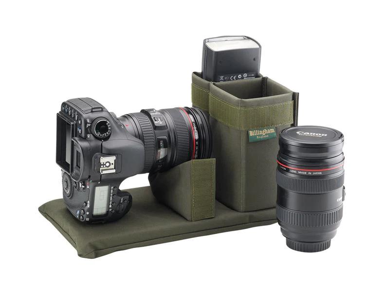 Billingham 207 Camera Bag - Black FibreNyte / Black Leather-Camera Bags-Kudos Cameras