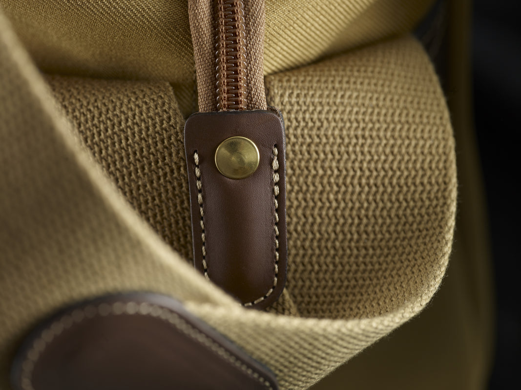 Billingham 207 Camera Bag - Khaki FibreNyte / Chocolate Leather-Camera Bags-Billingham