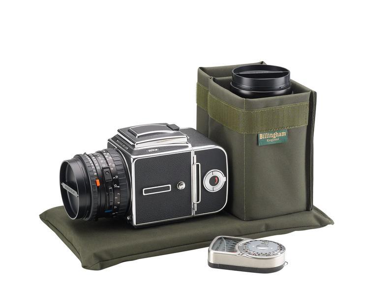 Billingham 207 Camera Bag - Khaki FibreNyte / Chocolate Leather-Camera Bags-Billingham