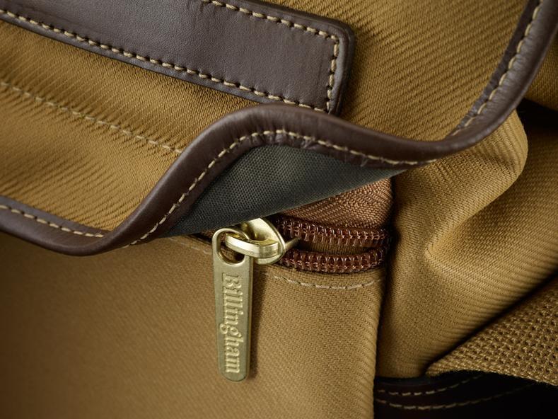 Billingham 207 Camera Bag - Khaki FibreNyte / Chocolate Leather-Camera Bags-Billingham