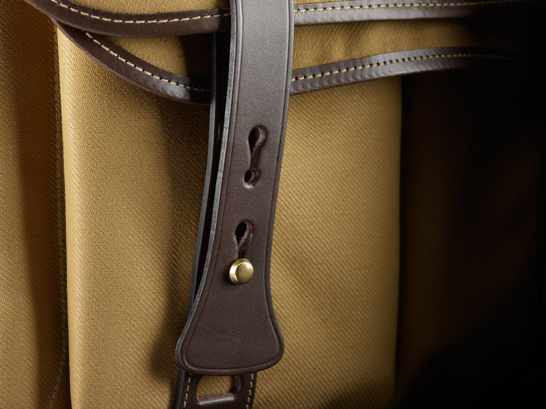 Billingham 207 Camera Bag - Khaki FibreNyte / Chocolate Leather-Camera Bags-Billingham